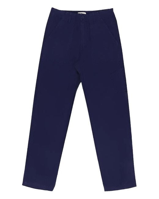 Aimé Leon Dore Blue Straight-Leg Trousers for men