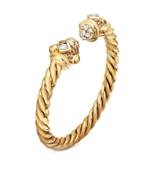 David Yurman Metallic 18Kt Renaissance Diamond Ring (2.3Mm)