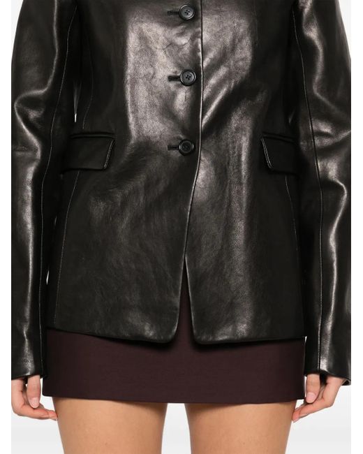 Khaite Brown Jett Mini Skirt