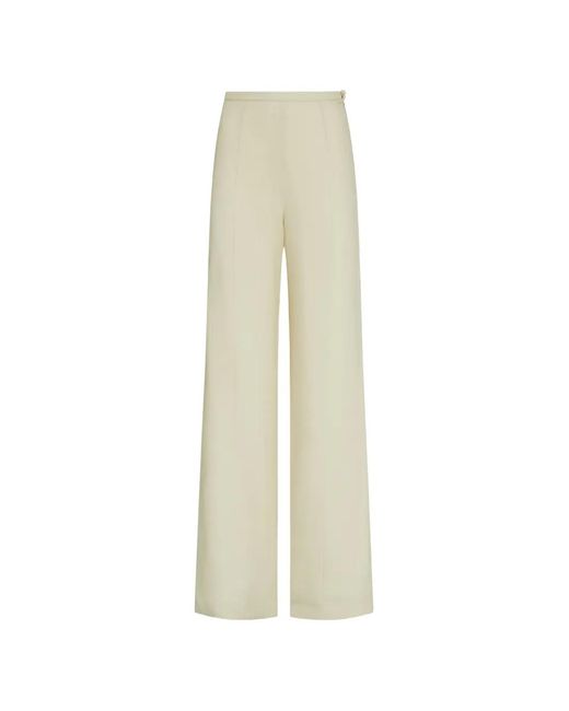 Taller Marmo White Marlene Wide-Leg Trousers