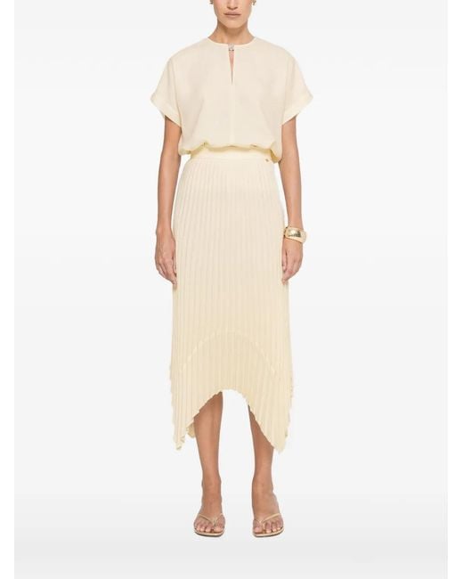 Nissa Natural Short-Sleeve Top