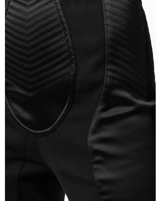 Dolce & Gabbana Black Satin Cycling Shorts