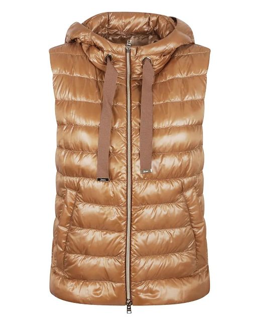 Herno Brown Vests