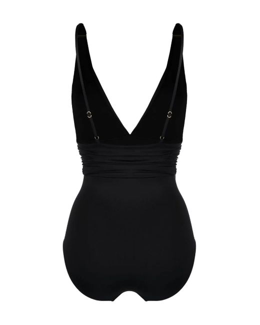 Costume Intero Con Ruches Panarea di Melissa Odabash in Black