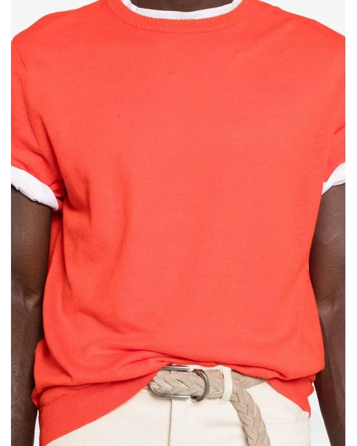 Amaranto Red Short-Sleeves T-Shirt for men