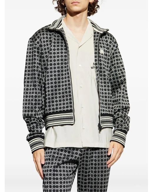 Amiri Black Ma Quad Track Jacket for men