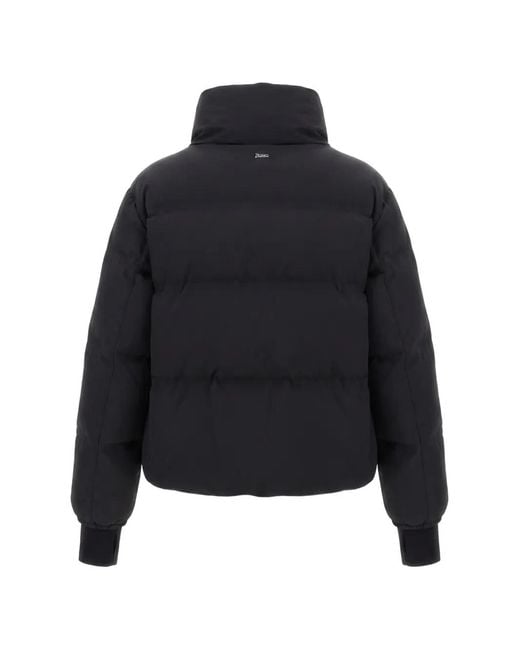 Herno Blue Padded High-Neck Jacket