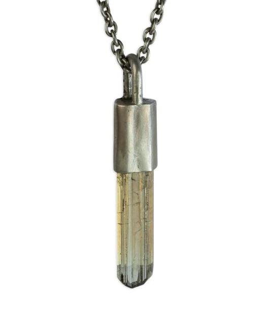 Parts Of 4 Green Specimen Talisman Necklace