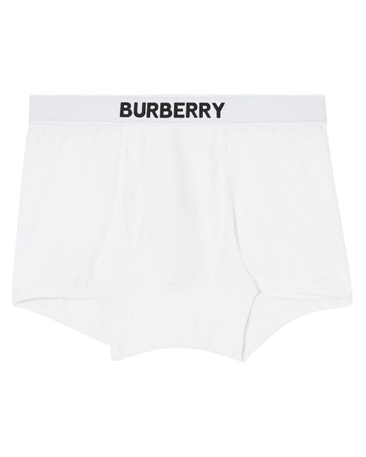 Burberry Boxershorts Met Logo in het Wit voor heren - Lyst