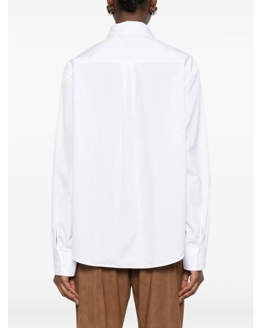 Ermanno Scervino White Cotton Shirt