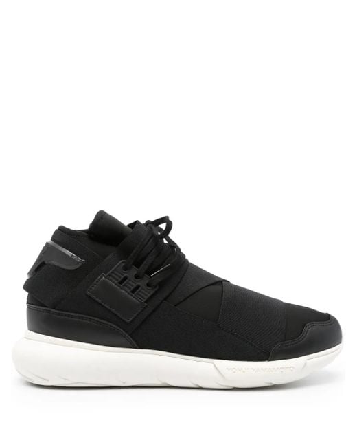 Y-3 Black And Off Qasa Sneakers