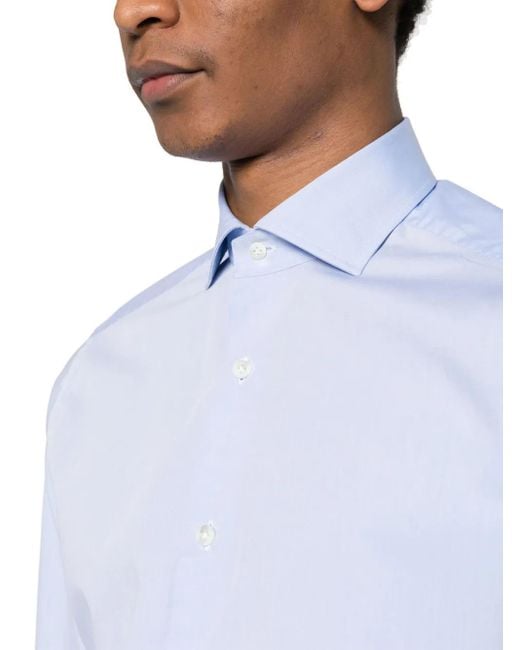 Camicia di D4.0 in Blue da Uomo