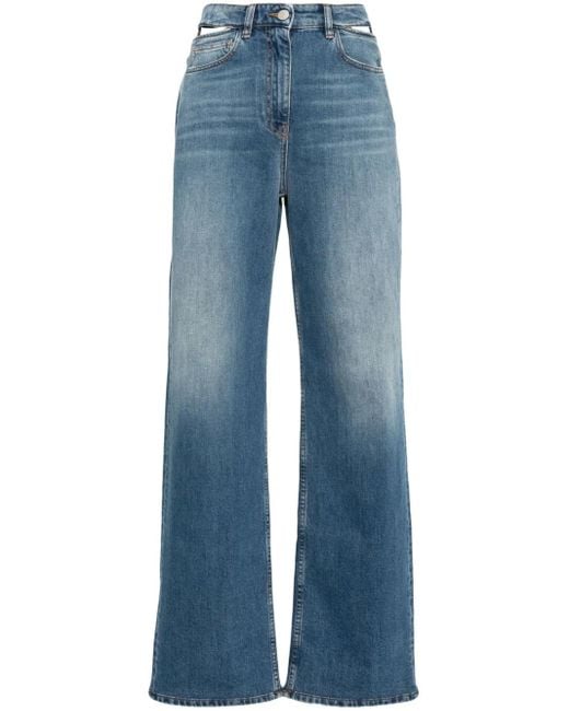 IRO Blue Lamberta Tapered-Leg Jeans