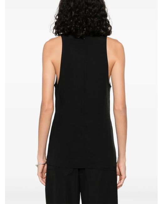 Totême  Black Jersey Tank Top