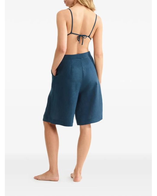 Eres Blue Plaisant Bermuda Shorts