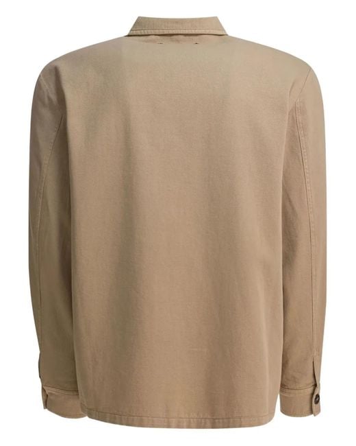 Altum Brown Button-Fastening Coat for men