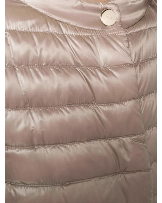 Herno Gray Quilted Coat