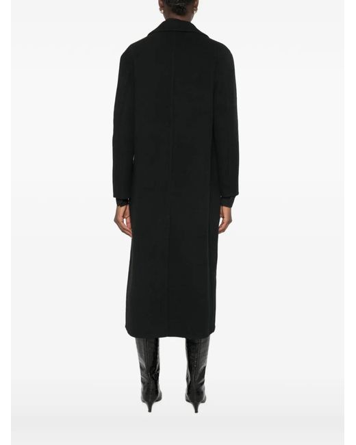 Vince Black Manteau À Boutonnière Croisée