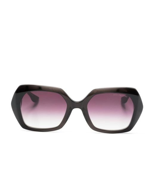 Dita Eyewear Black Omsoana Oversize-frame Sunglasses