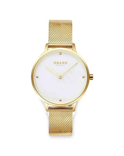 Obaku Metallic Figen Mesh-Strap 32Mm Watch