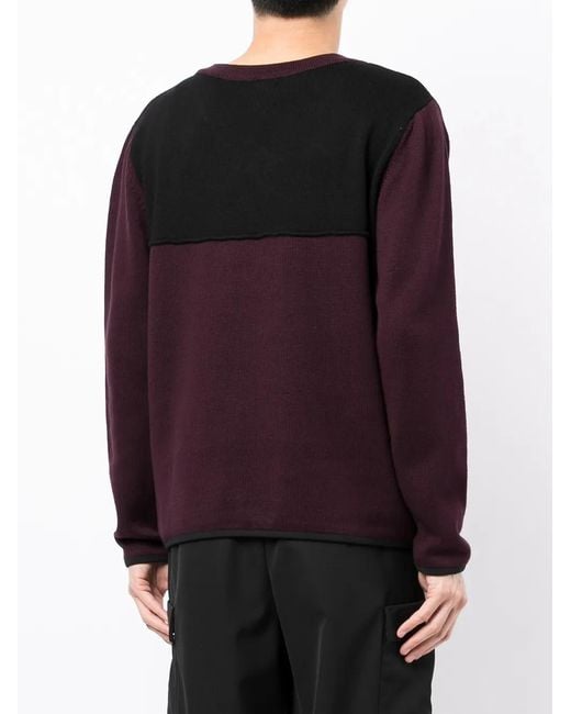 GR10K Multicolor V-neck Knit Jumper for men