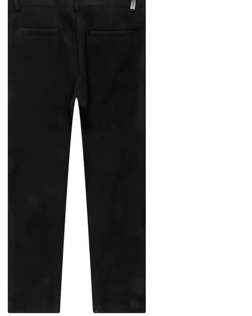 Represent Black Zip-Pocket Trousers for men