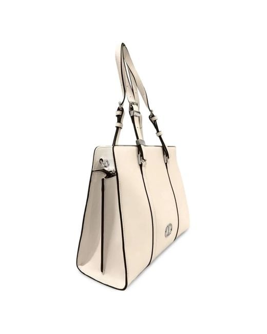 Twinset Natural Logo-Plaque Shoulder Bag