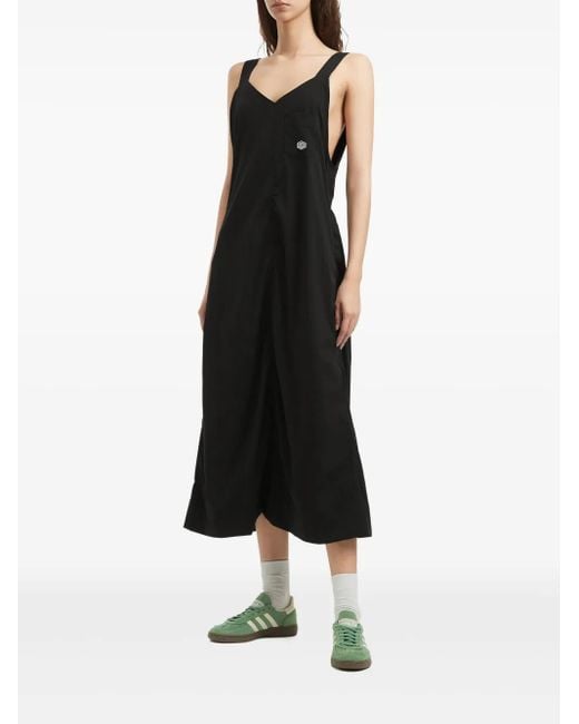 Chocoolate Black Drawstring Dress