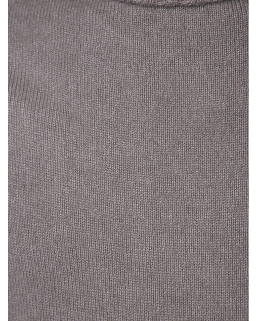 Dell'Oglio Gray Mastic Sweater for men