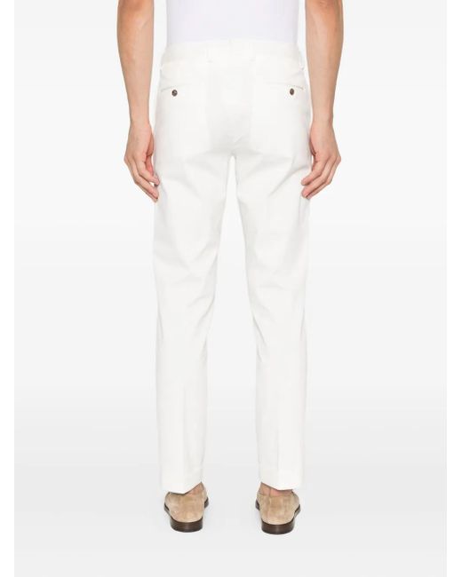 Pantalon Milano En Coton Barba Napoli pour homme en coloris White