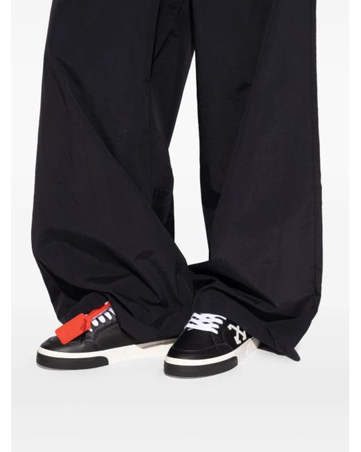 Off-White c/o Virgil Abloh Red New Vulcanized Leather Sneakers