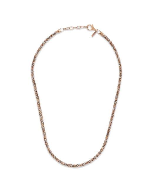 Collana Interlace di Desmo in Metallic