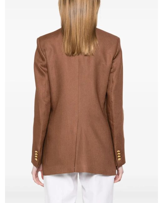 Tagliatore リネンジャケット Brown