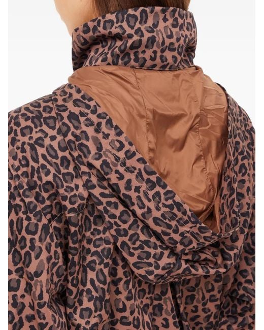 The Upside Brown Ludlow Ace Leopard-Print Jacket