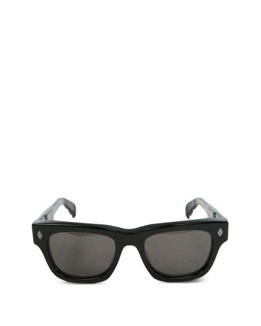 Chrome Hearts Black Dagger-Detail Square-Frame Sunglasses