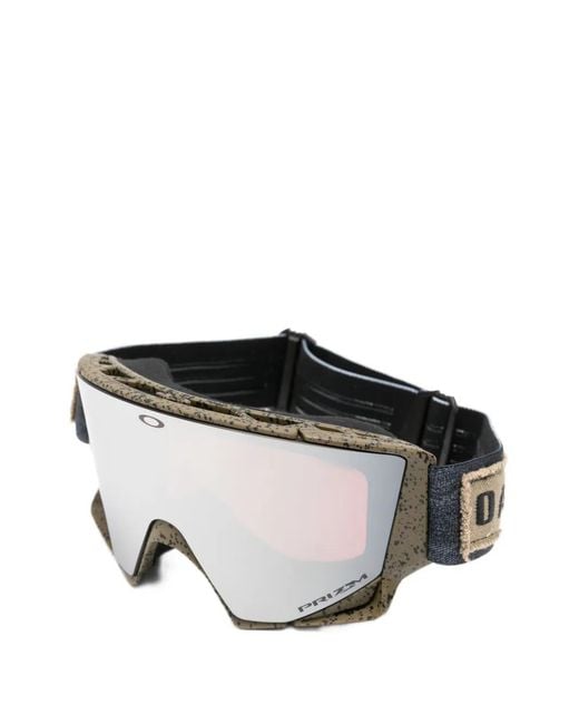 Oakley Gray Medium Flow Scape Ski Goggles