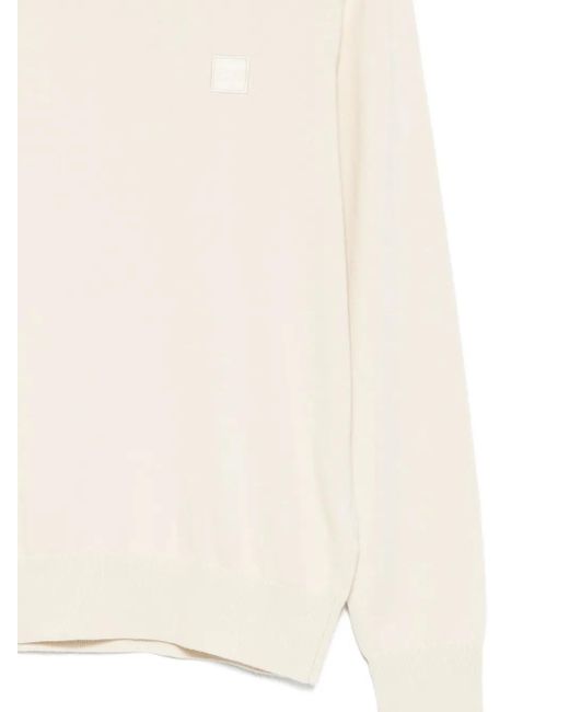 Boss Natural Logo-Patch Sweater for men