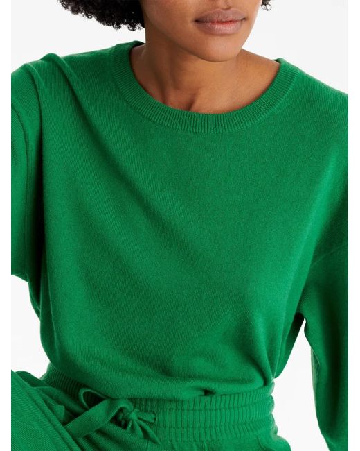 Eres Green Star Knitted Track Pants