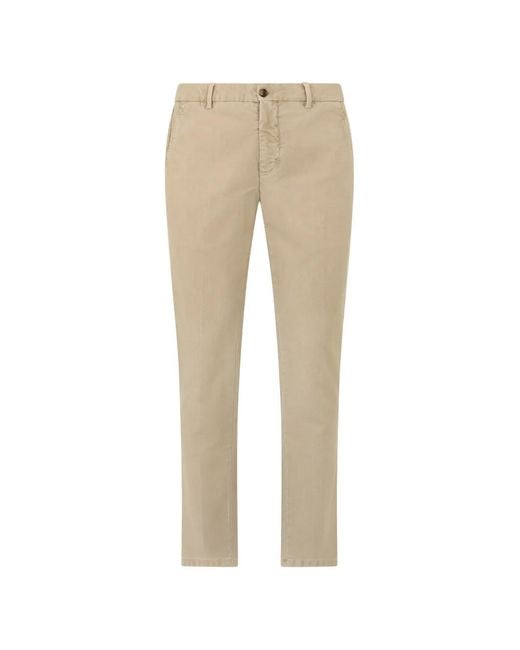 Moorer Natural Carducci Straight-Leg Chino Trousers for men