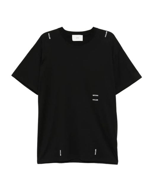 メンズ Setchu Origami Tシャツ Black