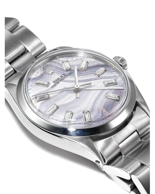 Jacquie Aiche カスタマイズ プレオウンド オイスター パーペチュアル 34mm Gray