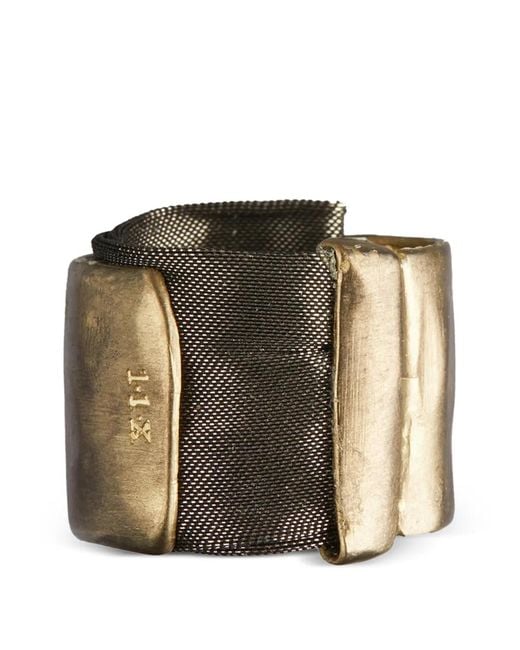 11X ARTWORKS Metallic Interwoven Ring