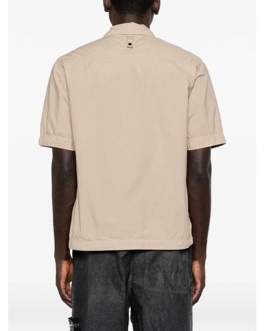 Stone Island Natural Pocket Button Shirt for men