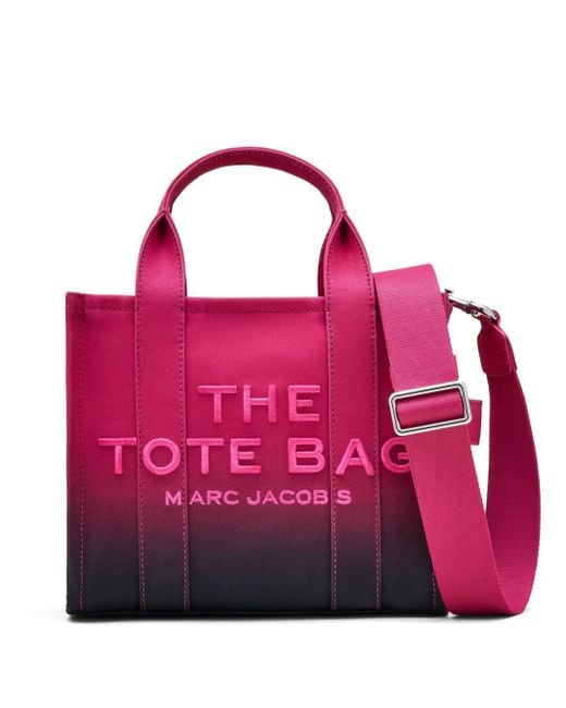 Marc Jacobs Pink The Small Ombre Canvas Handtasche