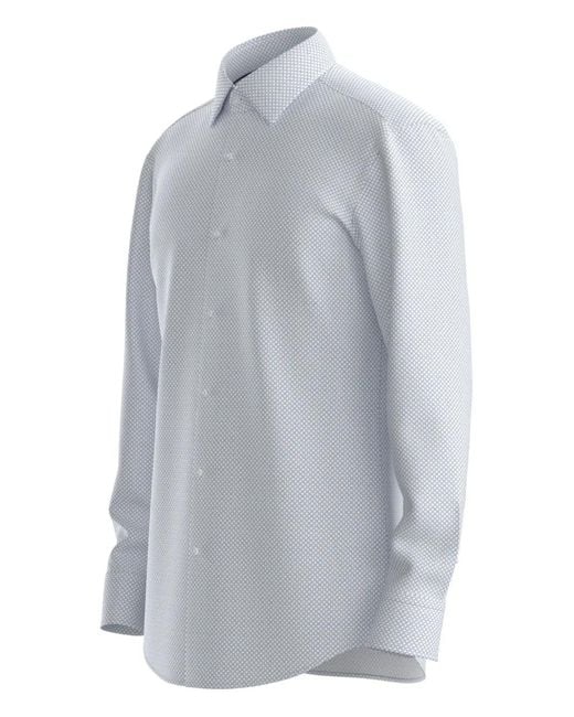 Boss Blue Patterned Shirt for men