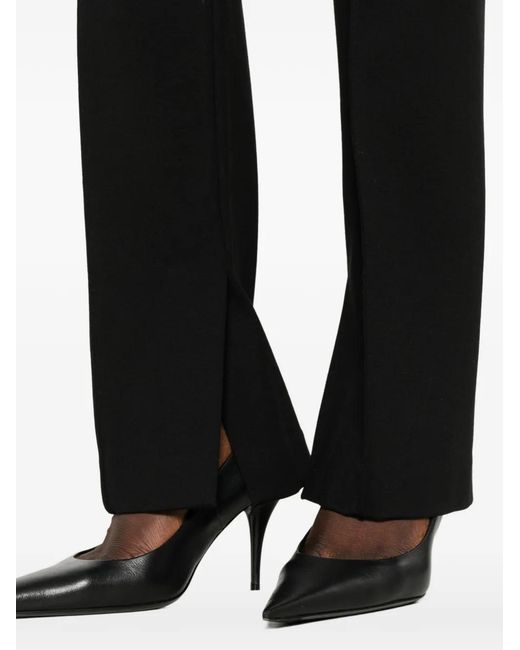 Just Cavalli Black Side-Slit Trousers