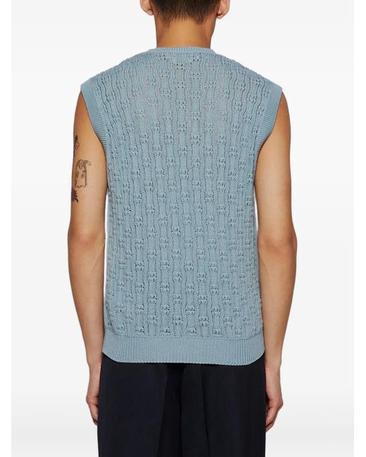 メンズ Marni Round-neck Vest Blue