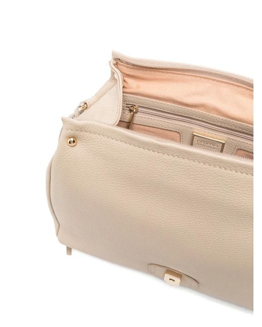 Cromia Natural Top-Handle Tote Bag