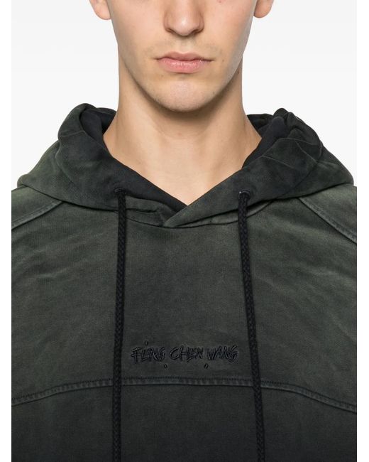 Feng Chen Wang Black Ombre Hoodie