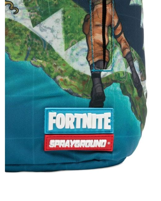 Sprayground Blue Fortnite Island Backpack for men